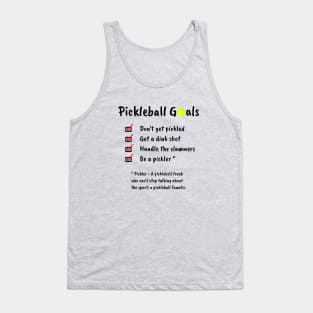 Pickleball Goals Tank Top